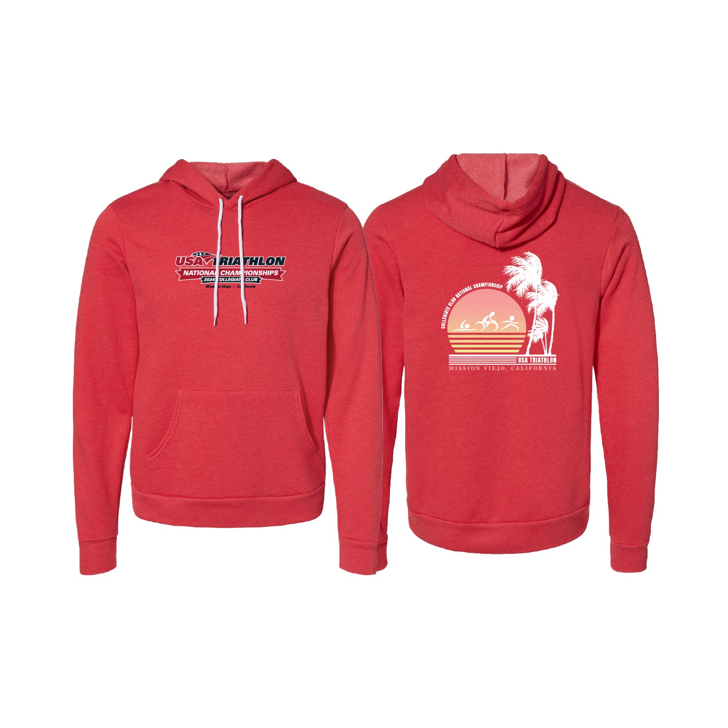 Unisex Pullover Hoody - Red